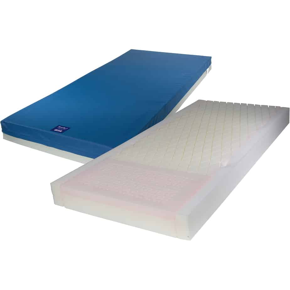 the Drive Medical Gravity 7 Long Term Care Pressure Redistribution Mattress comes in 2 layers