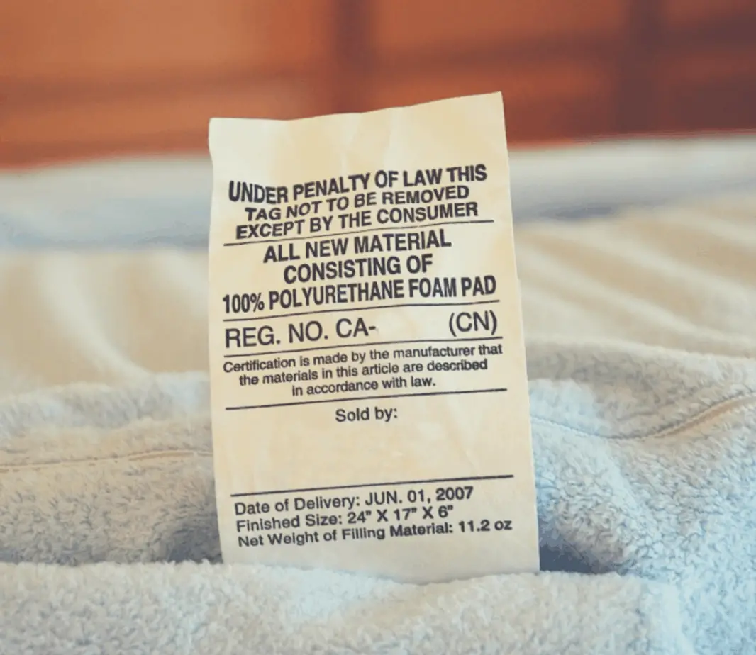 5 Critical Reasons Why Mattresses Have Tags