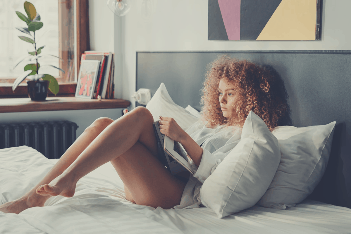 fall asleep faster read boring material